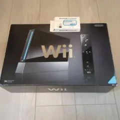 Nintendo Wii 本体 ブラック コンバーター・ケーブル・ソフトセット