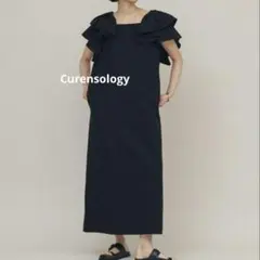 美品✨カレンソロジー レイヤードカットワンピース マキシ セットアップ ネイビー 美品✨カレンソロジー レイヤードカットワンピース マキシ