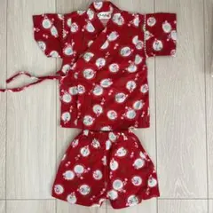 女の子　甚平　金魚柄　90cm