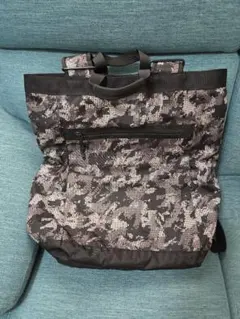 UNDER ARMOUR カモフラ柄 バックパック リュック 大がま口