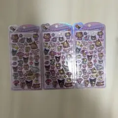 うるちゅるポップシールサンリオキャラクターズ 日焼け 正規品 クラックス 3個