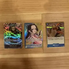 ワンピース カードゲーム カード3枚セット　ハンコック