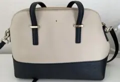 kate spade バイカラー2way バッグ　ショルダーバッグ　ハンドバッグ