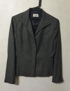 【美品】アリスバーリー ドット柄 テーラードジャケット 9号 M 黒 卒業式