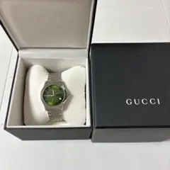 GUCCI GタイムレスYA1264108グリーン文字盤保証書・純正BOX腕時計のサムネイル