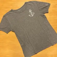 quadro クオドロ　アンカープリント Tシャツ グレー　2