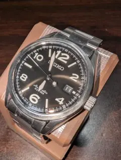 n*t様 SEIKO パーペチュアルカレンダー チタン 8F32 ミリタリー 稼