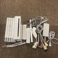 【中古】Wii本体＋ゲームソフト5本セット