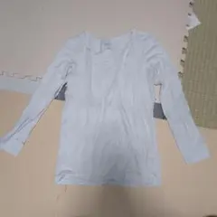 H297 ホワイト 長袖 Uネック　ユニクロ　ヒートテック