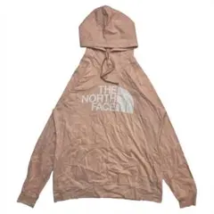Vintage ノースフェイス ビッグロゴ パーカー レディース L ピンク