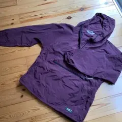 L.L.Bean フード付きパープルマウンテンパーカー