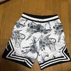JORDAN バスケットボールパンツ ホワイト/ブラック
