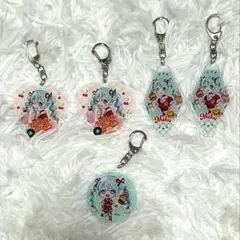 初音ミク 百均 キャンドゥ コラボ アクリルキーホルダー