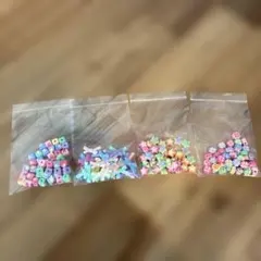 パステルカラー ビーズセット