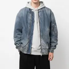 【美品】DIESEL ディーゼル デニム ブルゾン MA1 XL 2025年最新】diesel ディーゼル ma1の人気アイテム - メルカリ