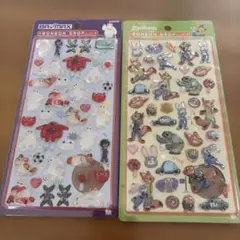 ディズニー ボンボンドロップシール ズートピア ベイマックス 2枚セット