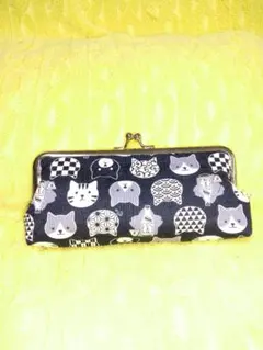 猫柄 がま口 ペンケース ポーチのサムネイル
