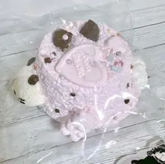 doro studio 猫　ピンク　ホールケーキ　大きめ