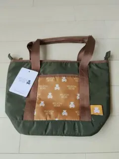 新品♥Wilson BEAR SMALL ♥ カーキ トートバッグのサムネイル