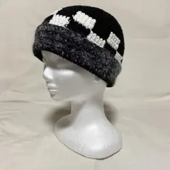 ③クロシェハット クラッシャーハット ビーニー ニット帽