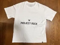 アンダーアーマー　プロジェクトロック　Tシャツ ホワイト 白　Lのサムネイル