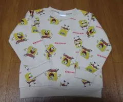 スポンジボブ　トレーナー　110cm