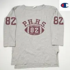 【ランタグ】チャンピオン フットボールTシャツ L / 染み込みプリント