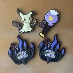 ポケモン一番くじ ラバーマグネット 4点セット ミミッキュ フワンテ シャンデラ