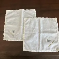 LAURA ASHLEY タオルハンカチ 2枚セット