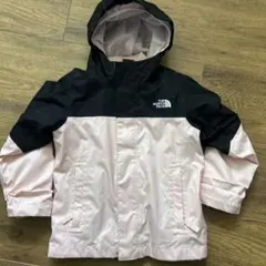 ノースフェイス アウター ジャケット 4T ピンク ブラック フリース