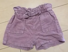 BREEZEのコーデュロイショートパンツ 80cm くすみピンク