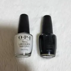 OPI ネイルラッカー　白　黒 　まとめ売り