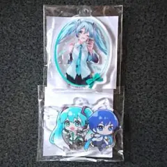 初音ミク 16th Birthday KAITO ローソン アクリルキーホルダー