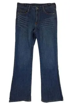 SS1595■ 新品 ブーツカット デニムパンツ 64-91 ブルー