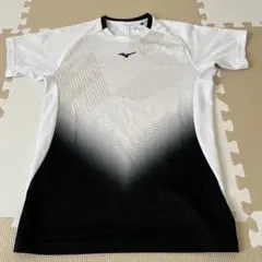 【MIZUNO】ミズノ シャツ Tシャツ Sサイズ 白黒