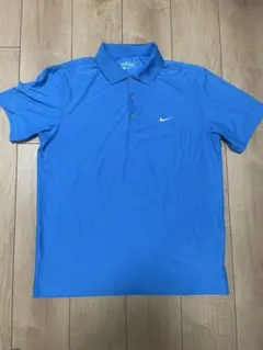 ナイキゴルフ ドライフィット ツアーパフォーマンス ポロシャツ ブルー Lサイズ