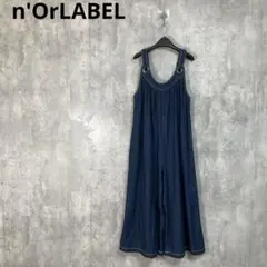 新品　n'OrLABEL　ワイドデニムサロペット　オーバーオール　1のサムネイル