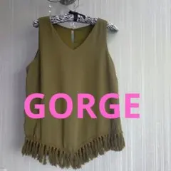 GORGE✿レディーストップス、ノースリーブシャツ