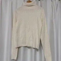 ハイネックケーブルニット【WEB/EC限定商品】Ambre Neige