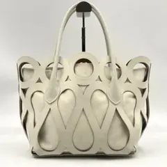 美品 MARY AL TERNA MAZE トートバッグ アイボリーのサムネイル