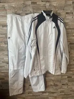 adidas Clima365アディダスウインドブレーカー上下セット白M