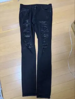 NOID. destroy black coating skinny denim - メルカリ