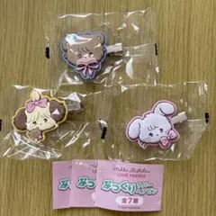 mikko characters ぷっくりラバーヘアピン　3点セット