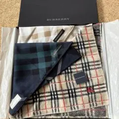 バーバリー タオルハンカチ 大判ハンカチ スカ－フ ノバチェック 3枚セット