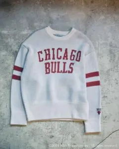 emmi NBA　ウォリアーズ ジャガードニット　セーター　長袖　オフザコート