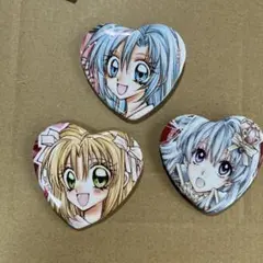 種村有菜 30周年記念展 くじ D賞 ハート缶バッジ2点セット - メルカリ