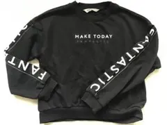 H&M ブラック トレーナー US 12/14 EUR146-152