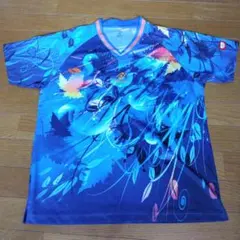 【ゆうみ様専用】Nittaku卓球ウェア 青系 グラフィックデザイン