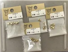 貴和製作所 カニカン No.14 G ゴールド 4個入り 4袋セット