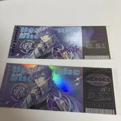 にじさんじ 星導ショウ ホログラム チケット風カード ハーフアニバーサリー
